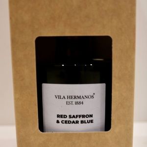 Vila Hermanos Diffuser in Red Saffron & Cedar Blue scent, 3.33 oz